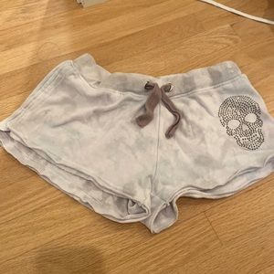 Barely worn vintage Havana  white and gray marble shorts